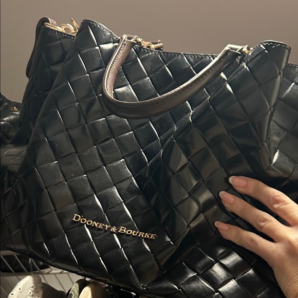 Dooney & Bourke Black Quilted Tote